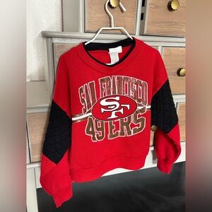 Vintage San Francisco 49ers Kids Sweatshirt Size 6 NFL Glasgow Label USA 80-90’s